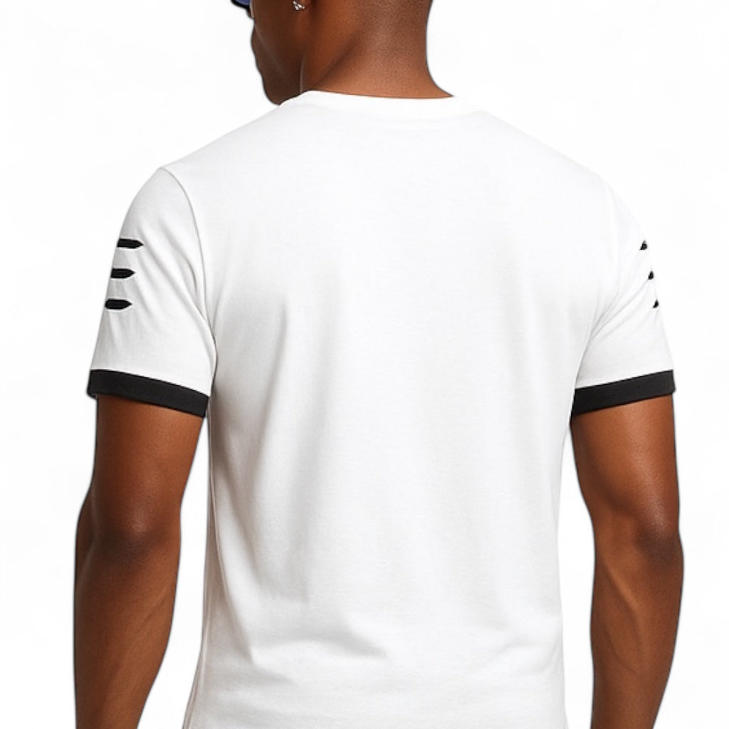Men's Pixel Panda - Ripped T-shirt