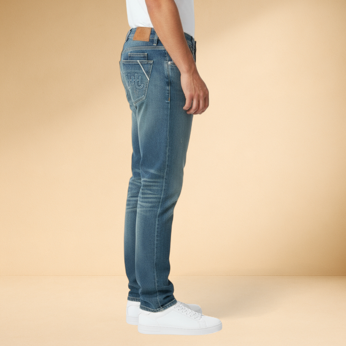 J.Hinton Signature Distressed Indigo Regular Fit