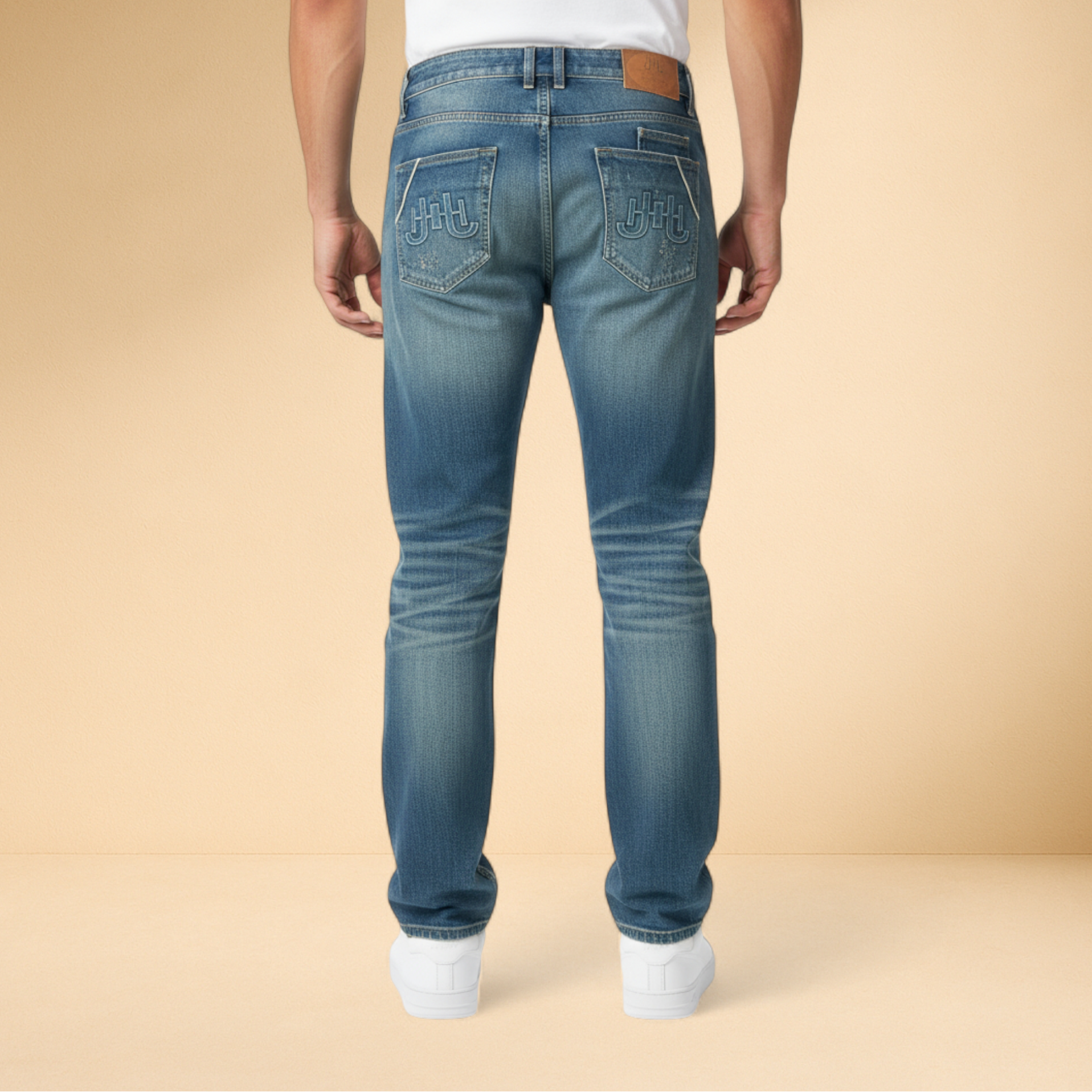 J.Hinton Signature Distressed Indigo Regular Fit - J.HINTON