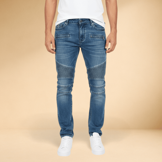 J.Hinton Signature Moto - Stitch Slim Fit Denim - J.HINTON