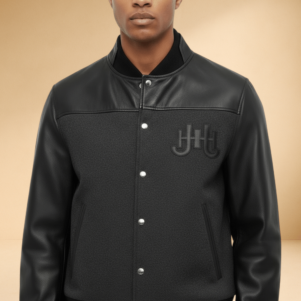 J.Hinton Varsity Jacket – Shadow Grey Edition - J.HINTON