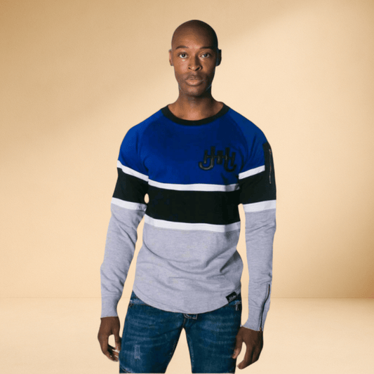 The Skyline Striped Sweatshirt - J.HINTON