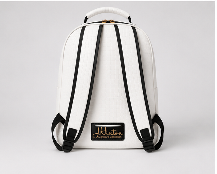 The Camden Backpack — Ivory view 3