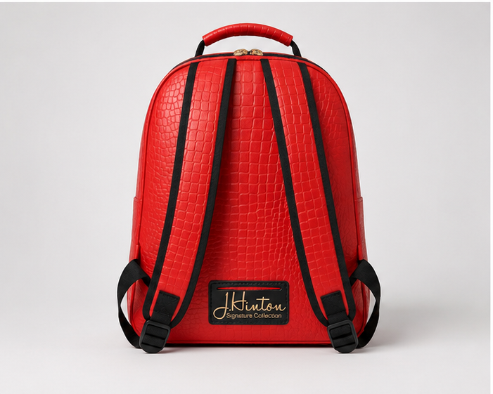 The Camden Backpack — Rouge view 3
