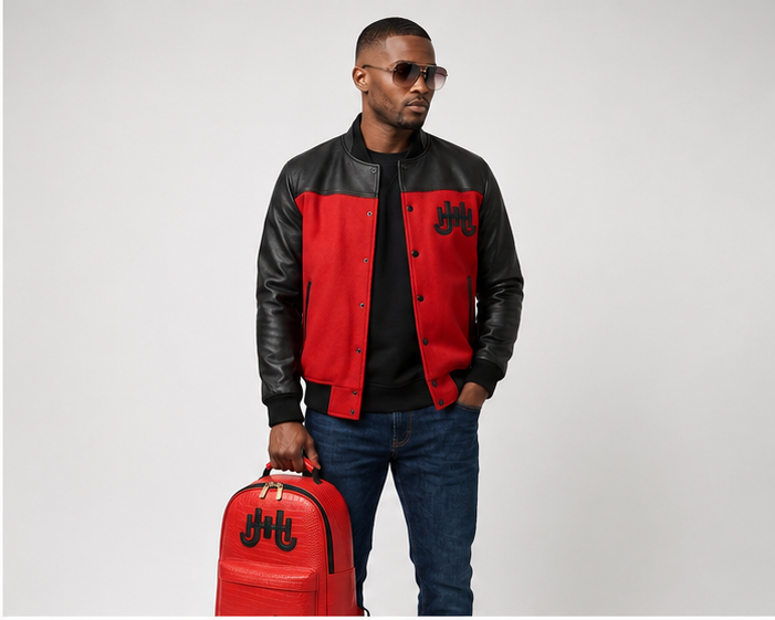 The Camden Backpack — Rouge view 2