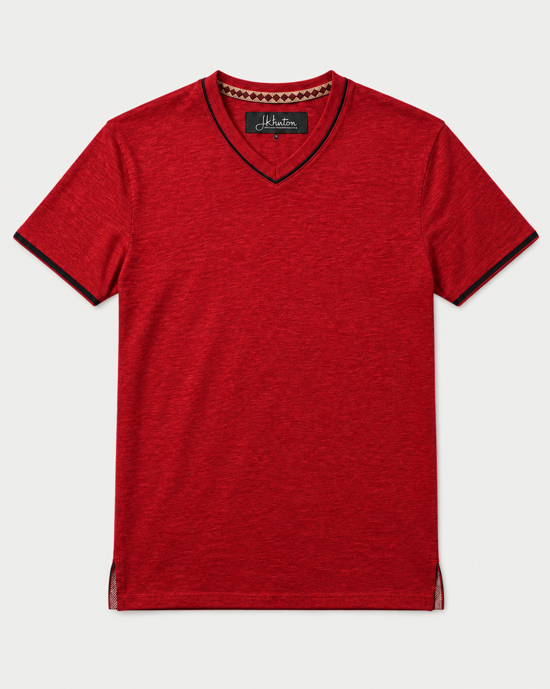 Roselyn V-Neck T-Shirt Rouge view 5