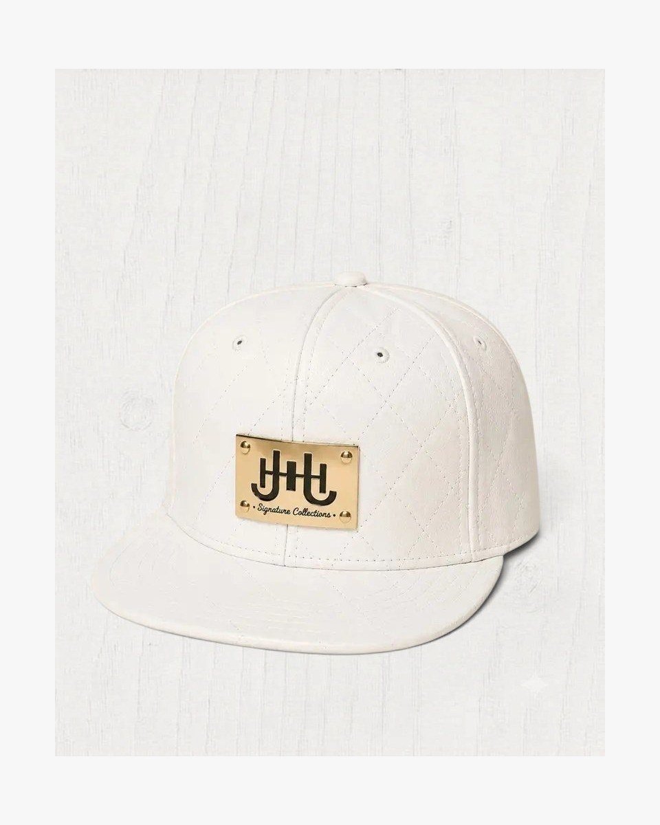 Flatrin Structured Cap — Blanc