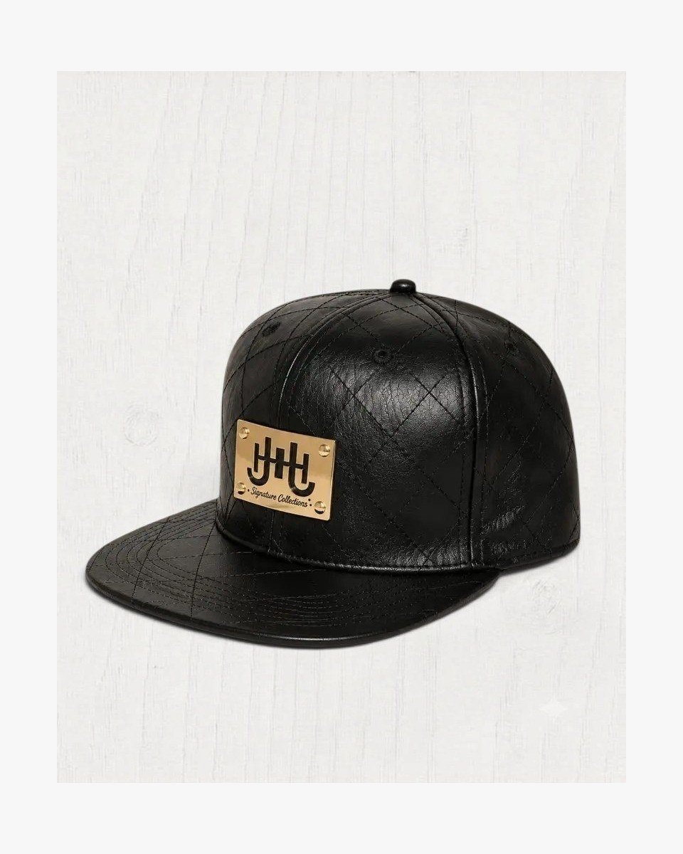 Flatrin Structured Cap — Noir
