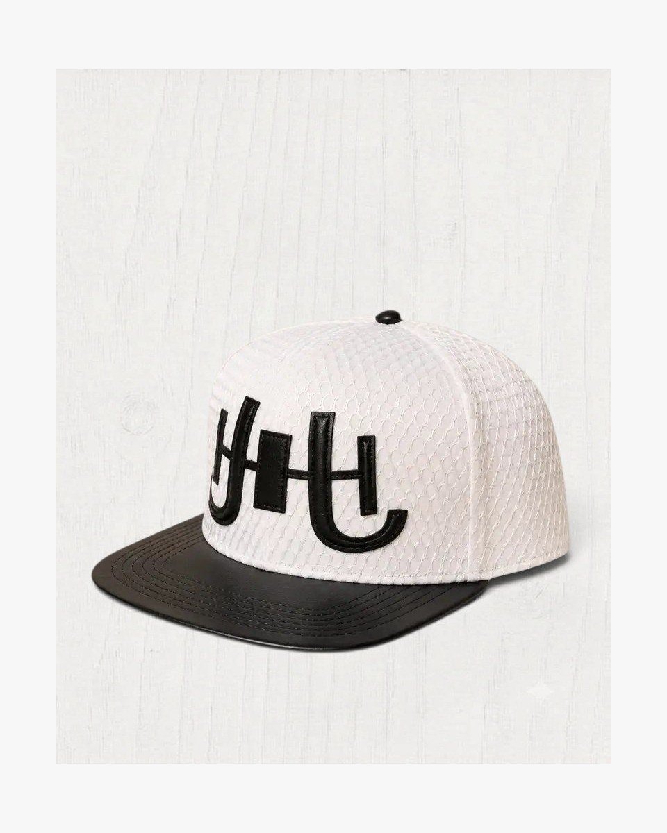 Fulten Mixed-Material Mesh Cap — Blanc