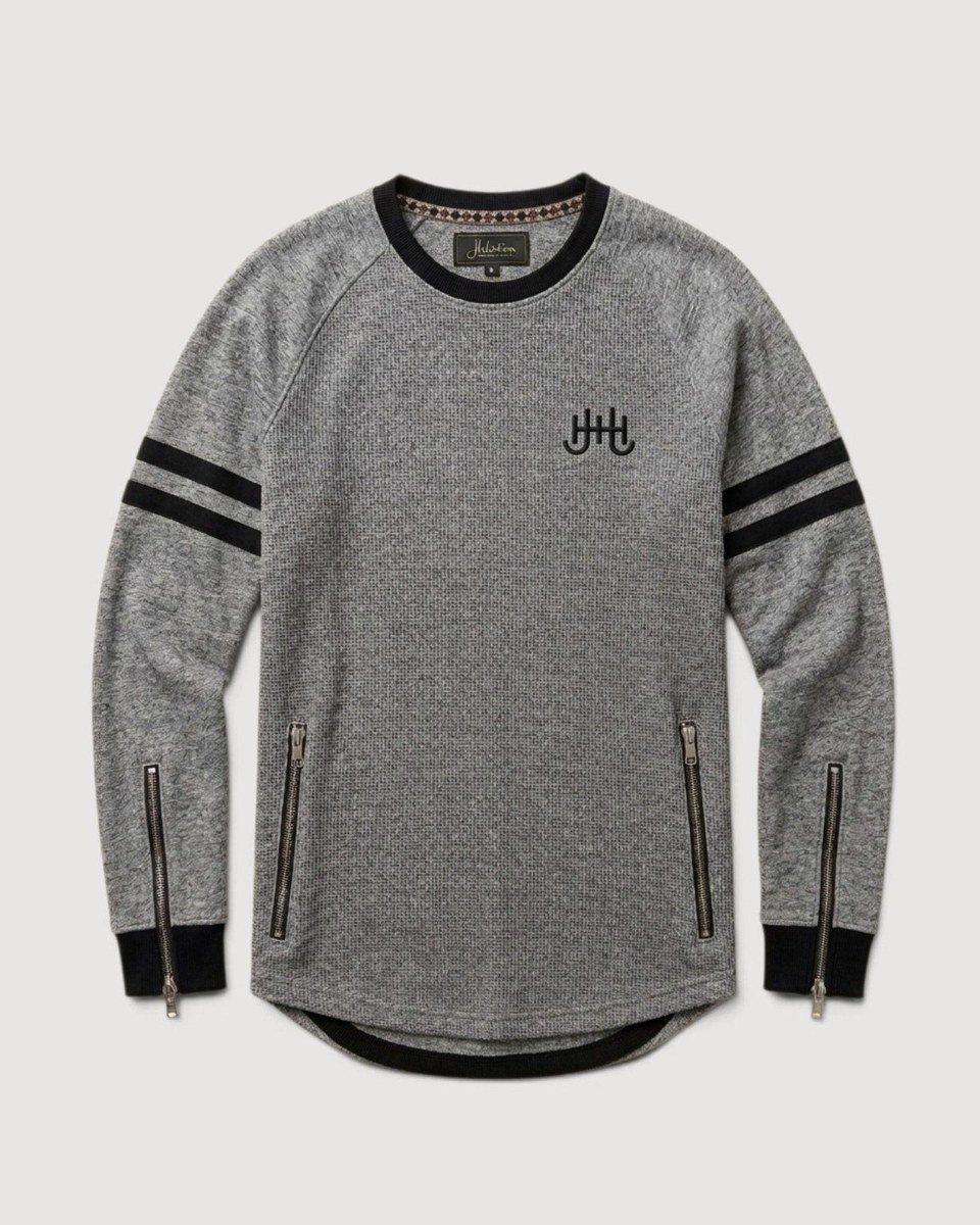 Rockmere Embroidered Sweatshirt — Navy / Grey
