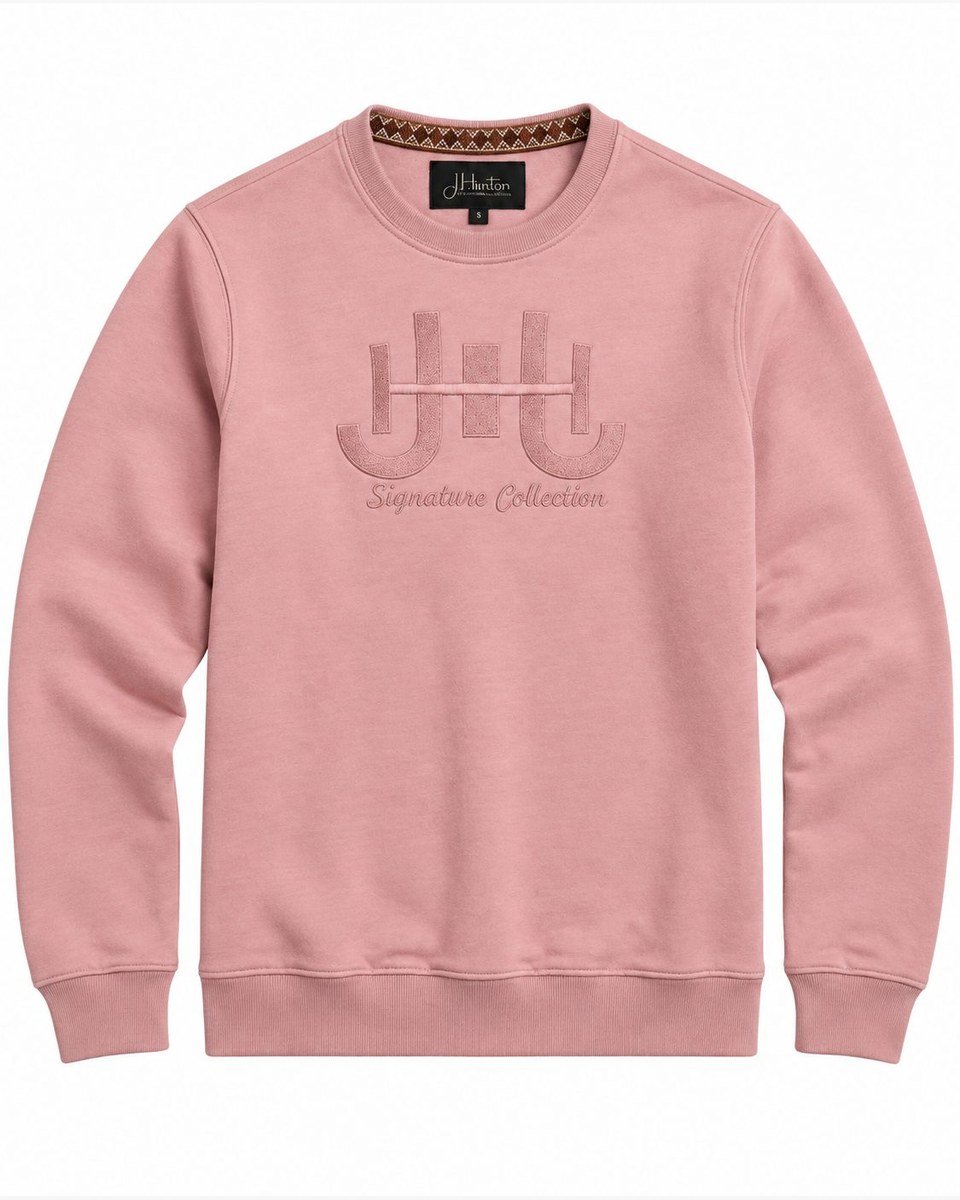 Suttone Embroidered Sweatshirt — Navy