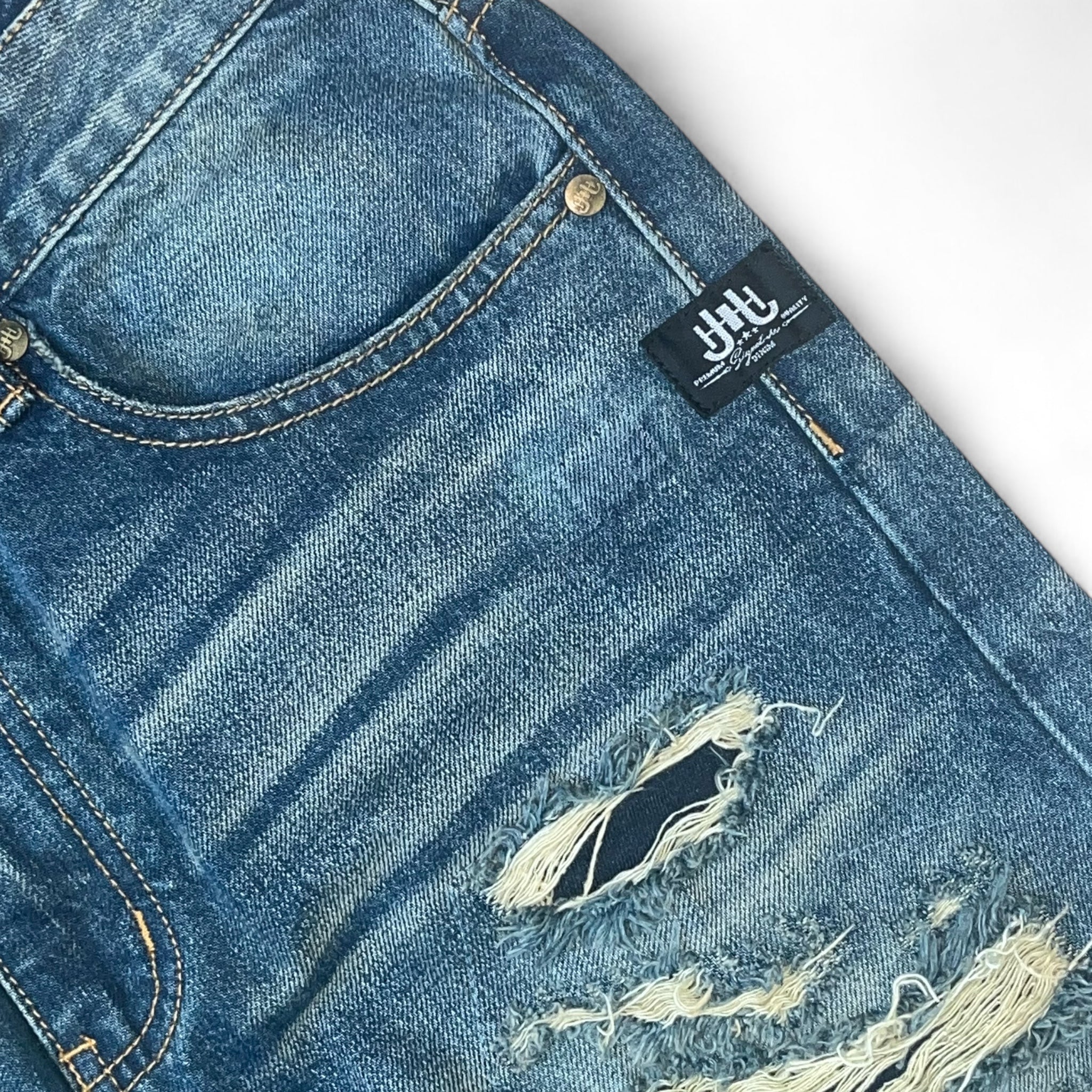 Rugged Urban - Embossed Denim Jeans