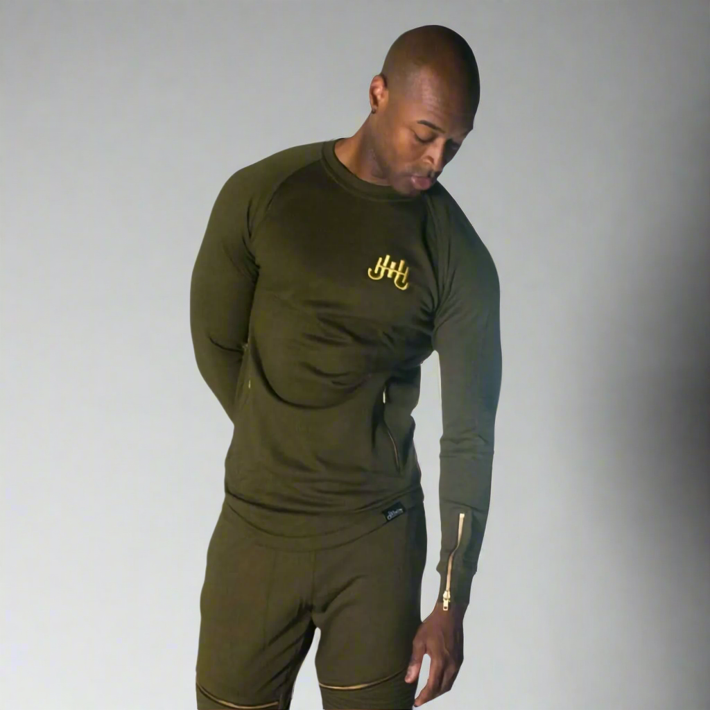 J.H Ribbed Jogger Suit