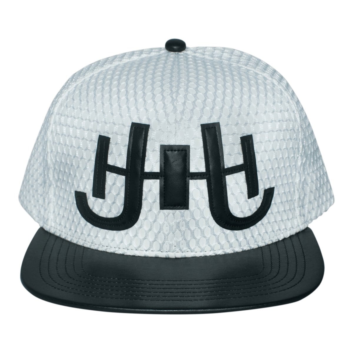 J.Hinton Collections Men’s J. H Leather Netted Signature Hat