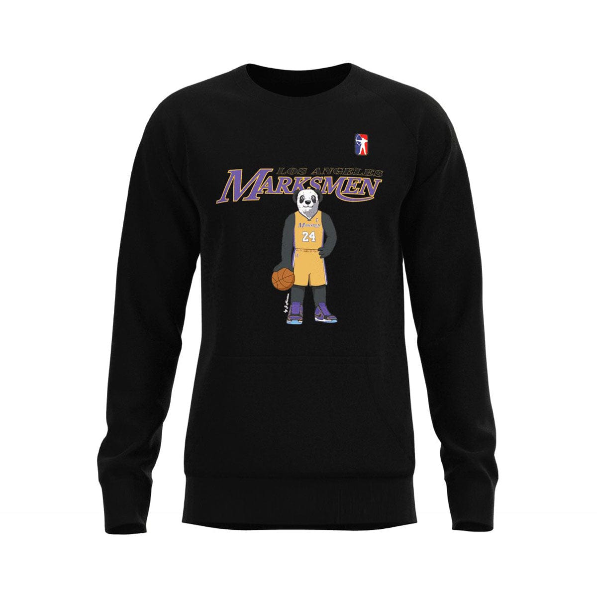 J.Hinton Collections Men's Koby Inspired Los Angeles Raglan Sweatshirt