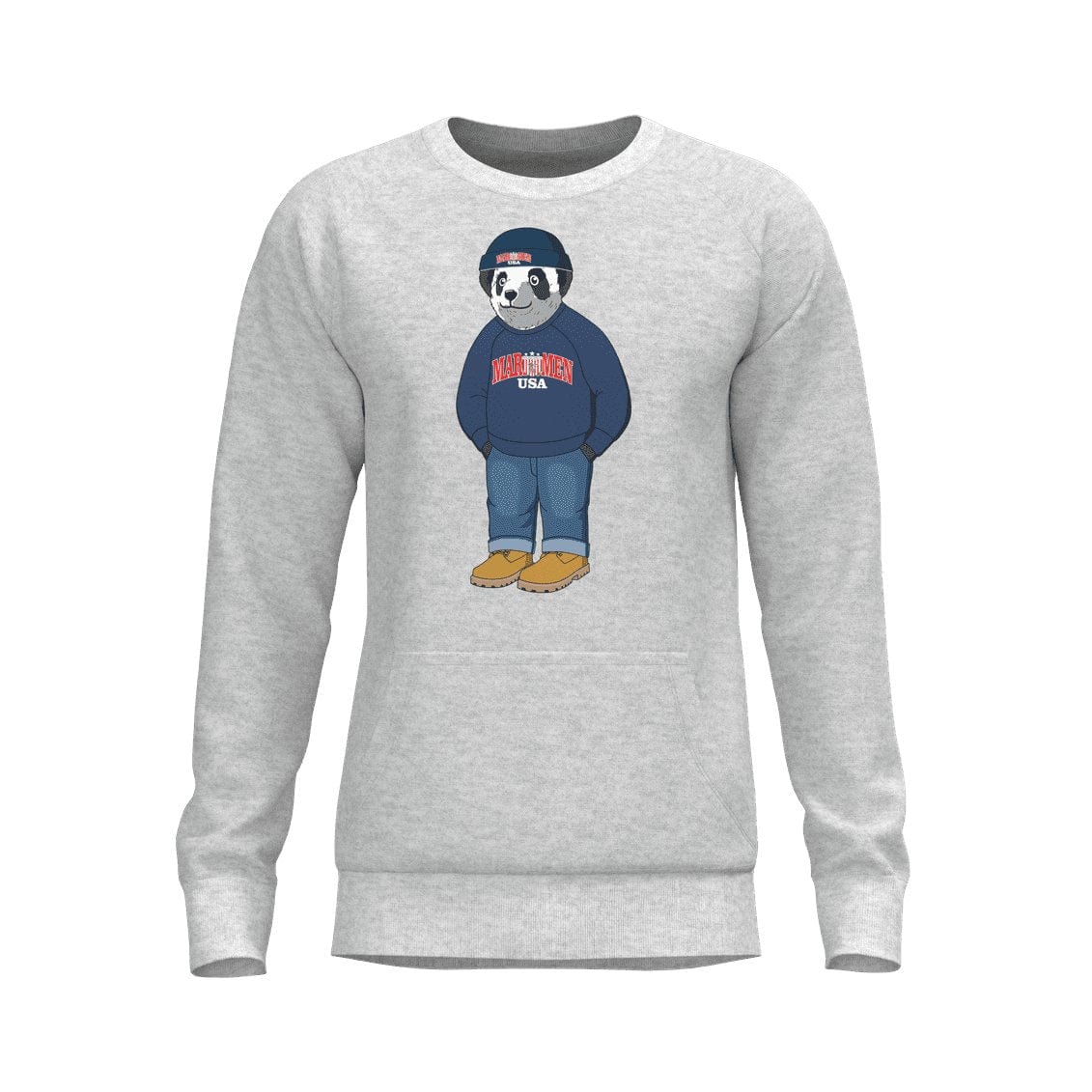 J.Hinton Collections Men's USA Panda Sweatshirt