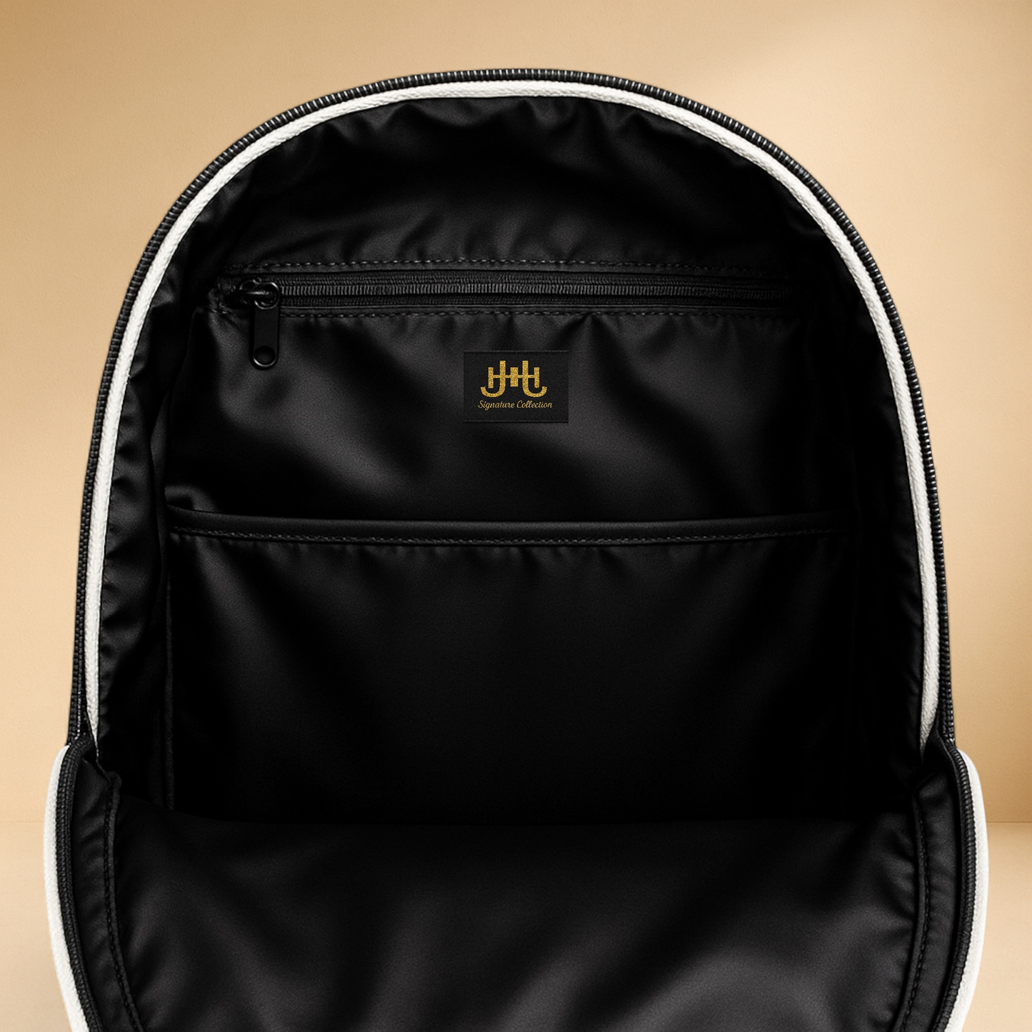 J.H Monogram Croc Embossed - Backpack - J.HINTON