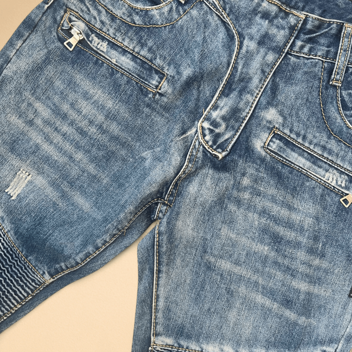 J.Hinton Signature Moto - Stitch Slim Fit Denim - J.HINTON