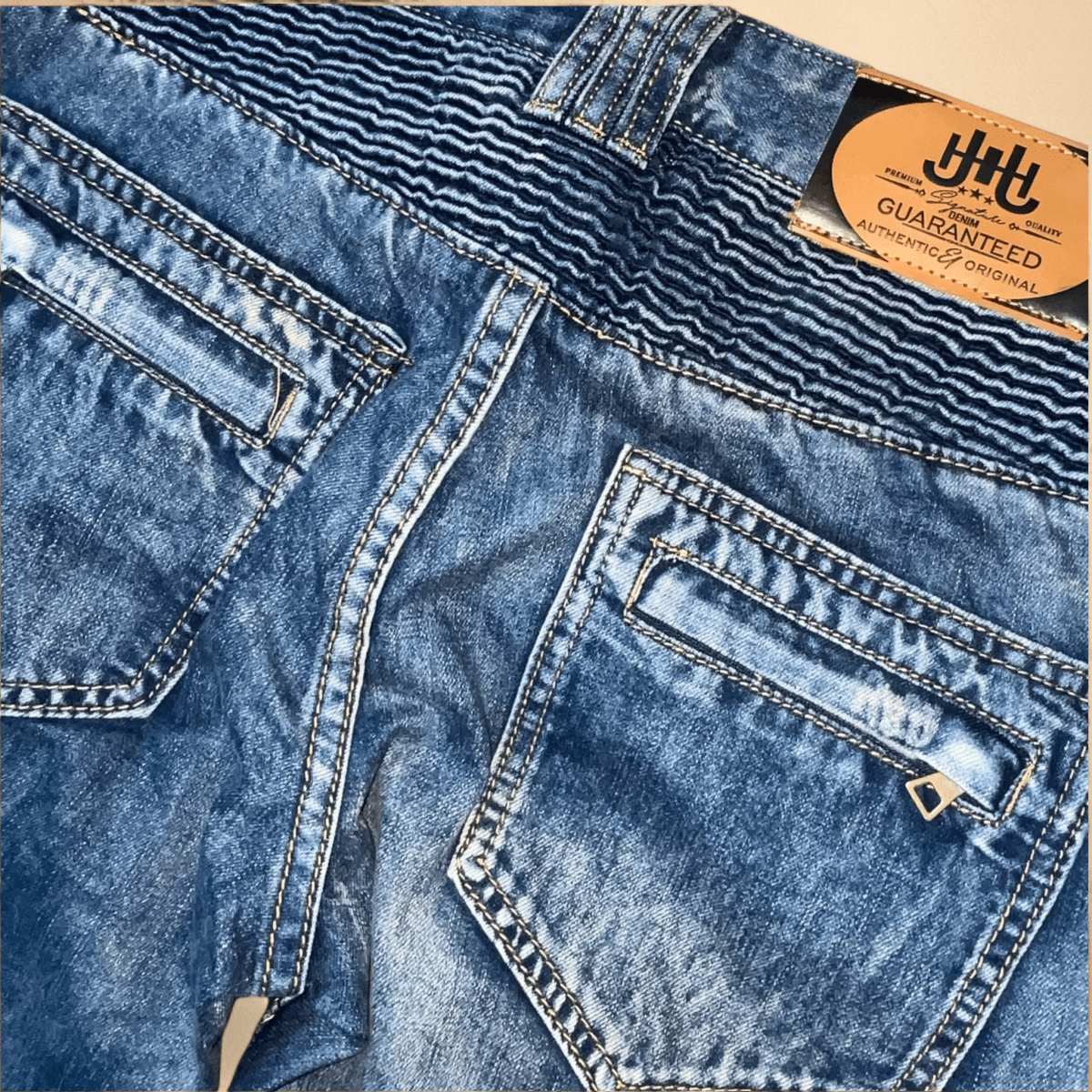 J.Hinton Signature Moto - Stitch Slim Fit Denim - J.HINTON