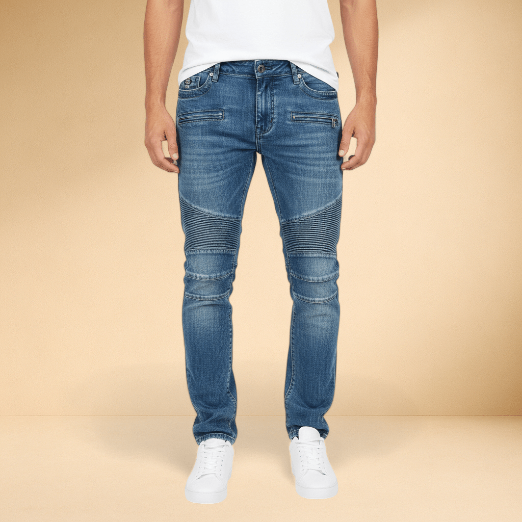 J.Hinton Signature Moto - Stitch Slim Fit Denim - J.HINTON