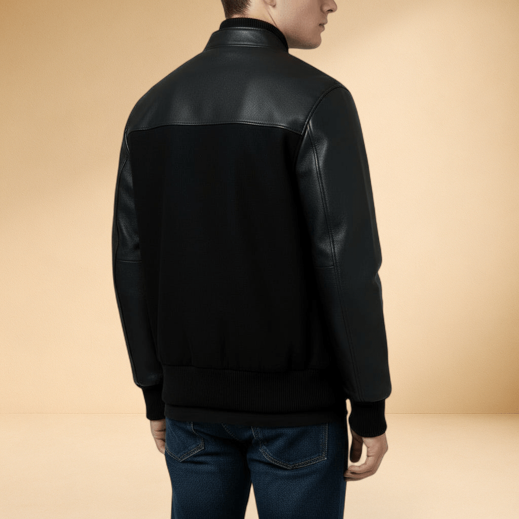 J.Hinton Varsity Jacket – Blackout Edition - J.HINTON