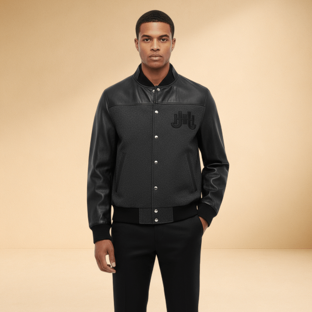 J.Hinton Varsity Jacket – Shadow Grey Edition - J.HINTON