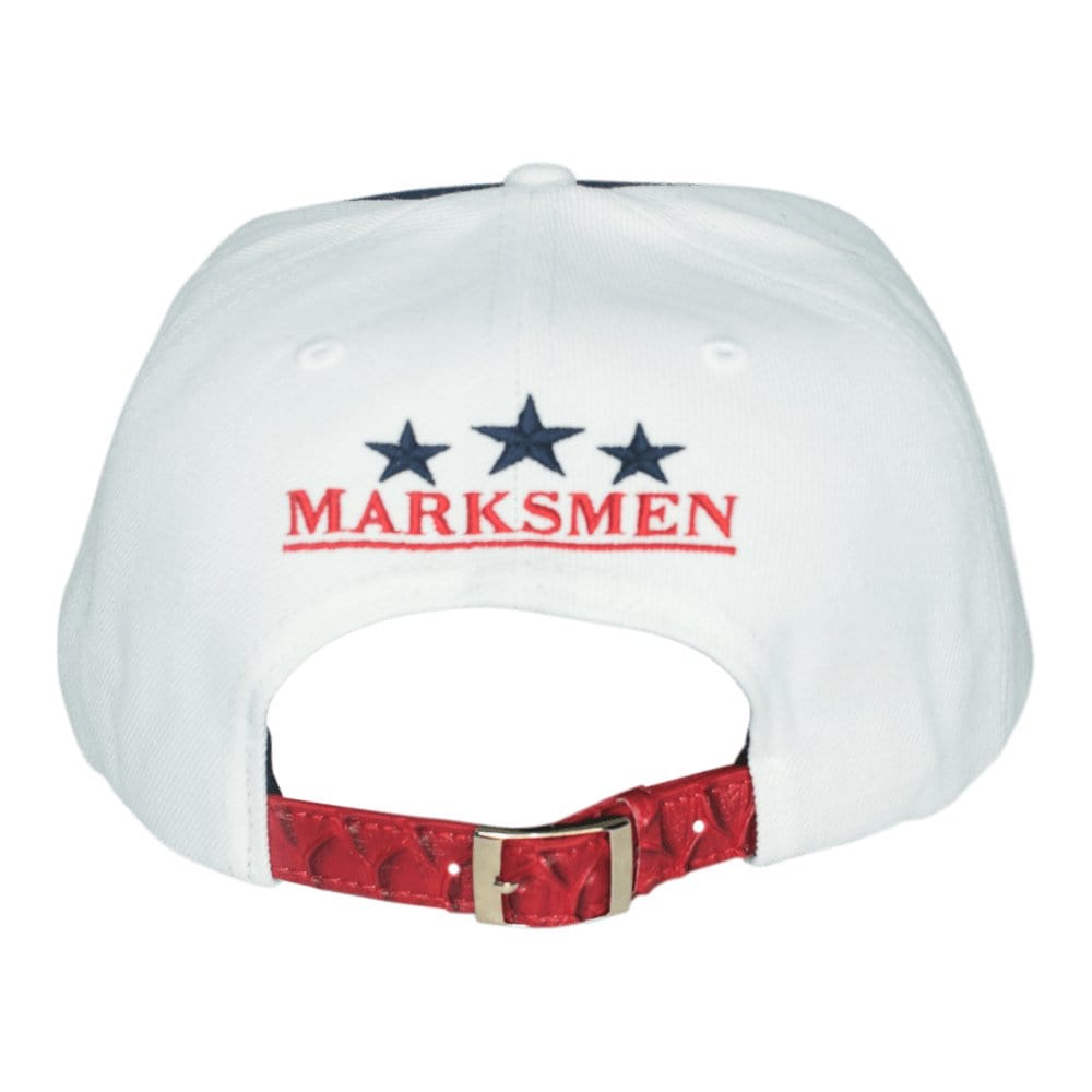 M Logo Leather Brim Strapback - J.HINTON