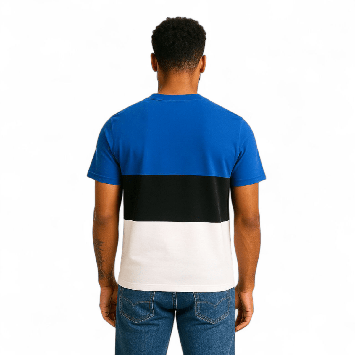 Marksmen Iconic Logo Tri - Color Tee - J.HINTON