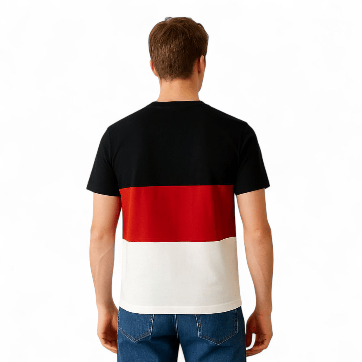 Marksmen Iconic Logo Tri - Color Tee - J.HINTON