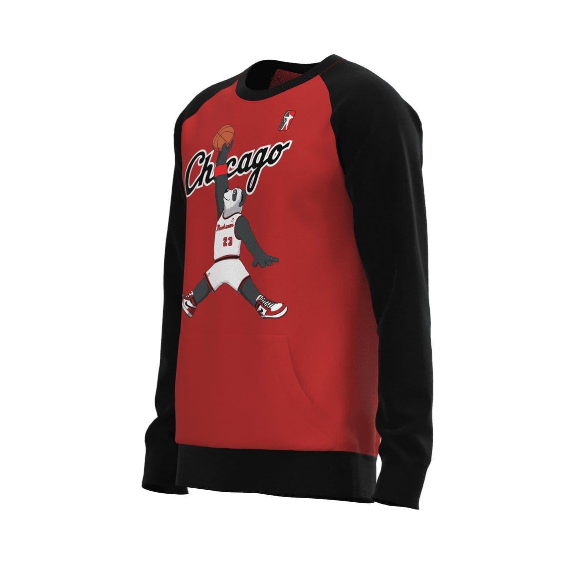 Men's Chicago Jordan Inspired Raglan Sweatshirt - J.HINTON