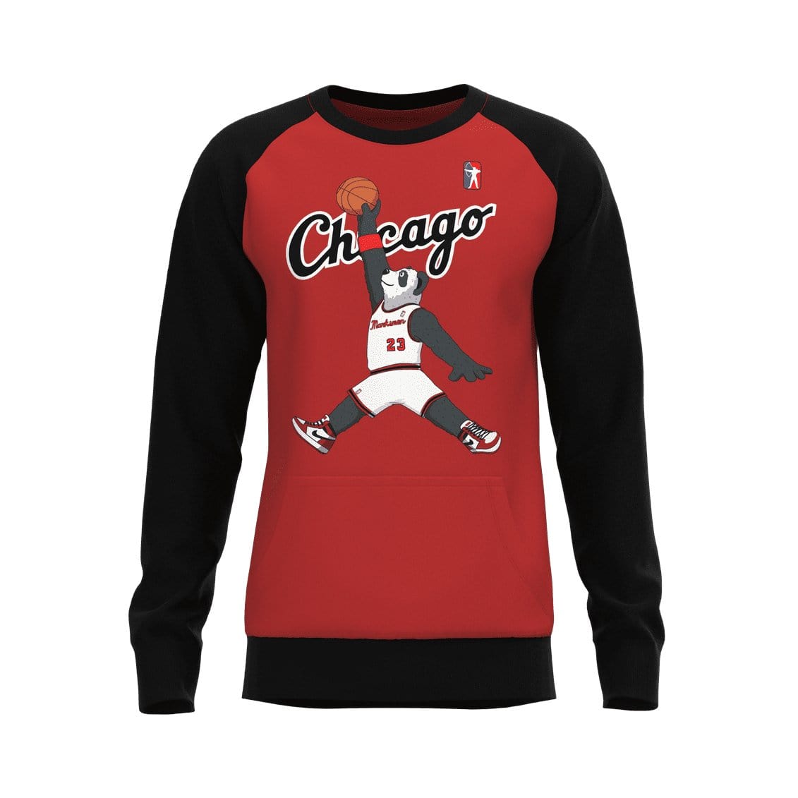 Men's Chicago Jordan Inspired Raglan Sweatshirt - J.HINTON
