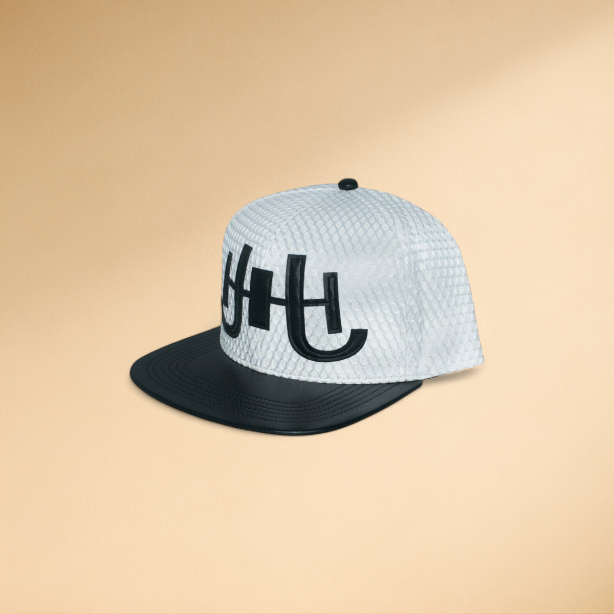 Men’s J. H Leather Netted Signature Hat - J.HINTON