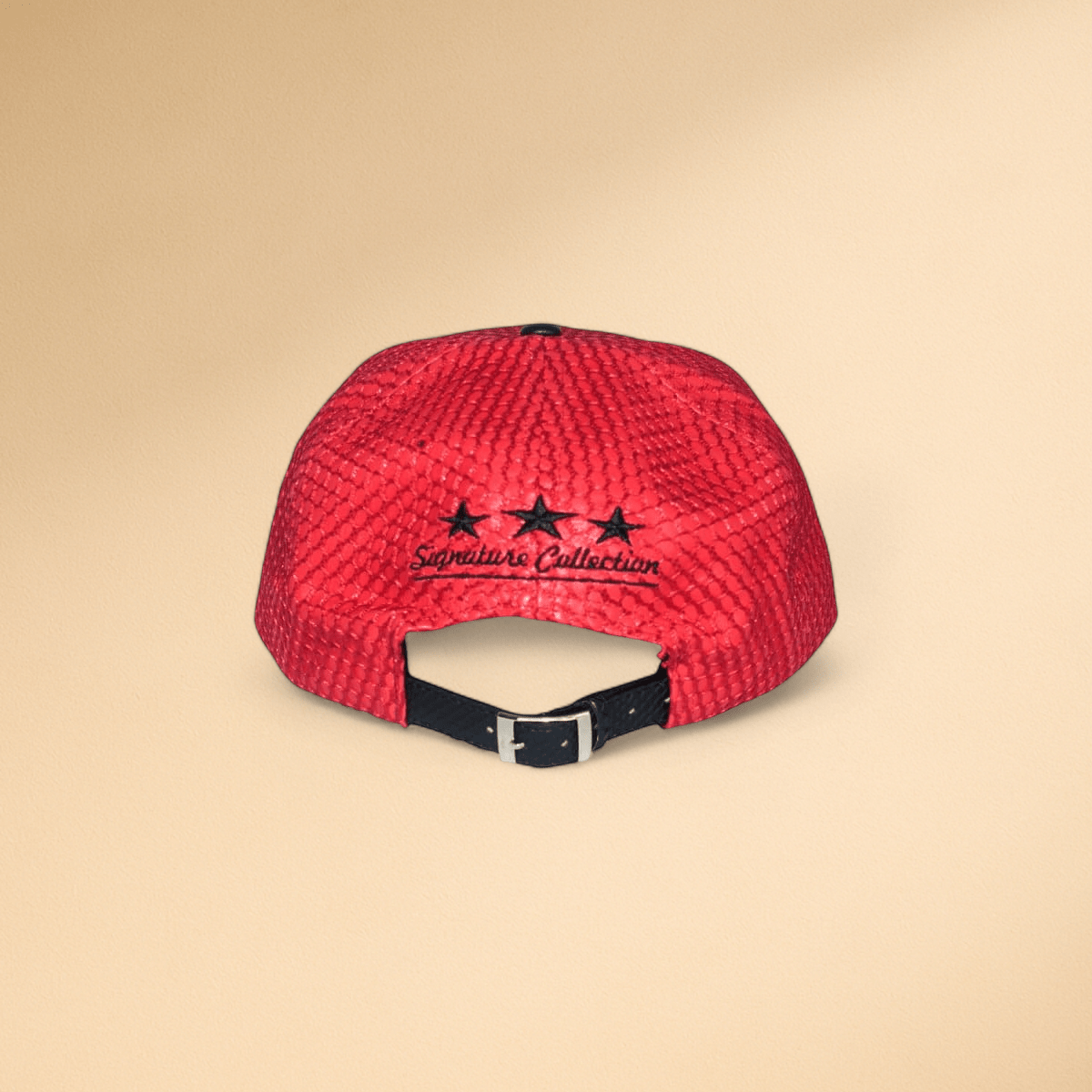 Men’s J. H Leather Netted Signature Hat - J.HINTON