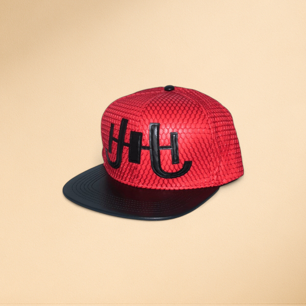 Men’s J. H Leather Netted Signature Hat - J.HINTON