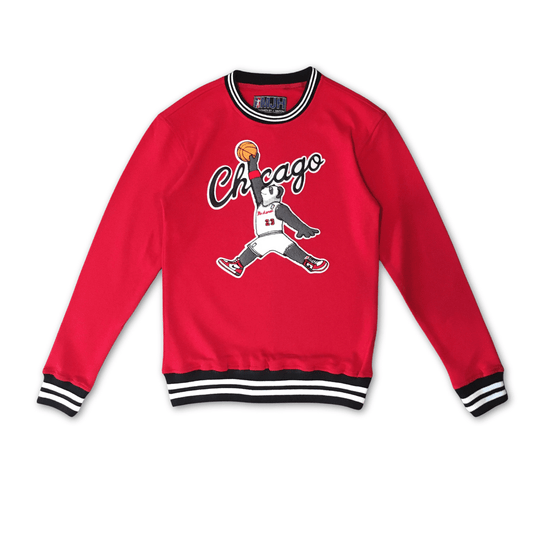 Men's Jordan Inspired Chicago Chenille Sweatshirt - J.HINTON