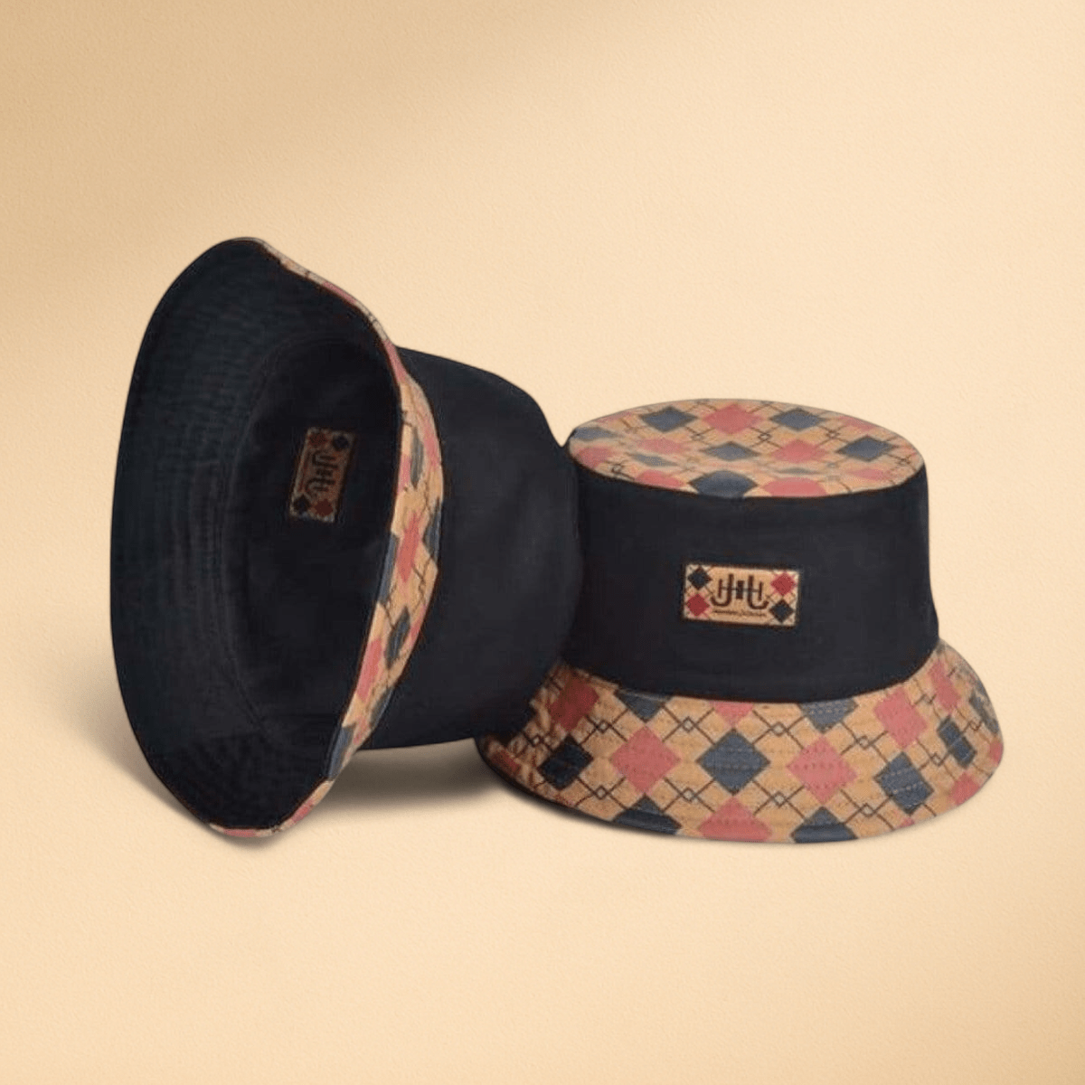 Men’s Mosaic Reversible Bucket hat - J.HINTON