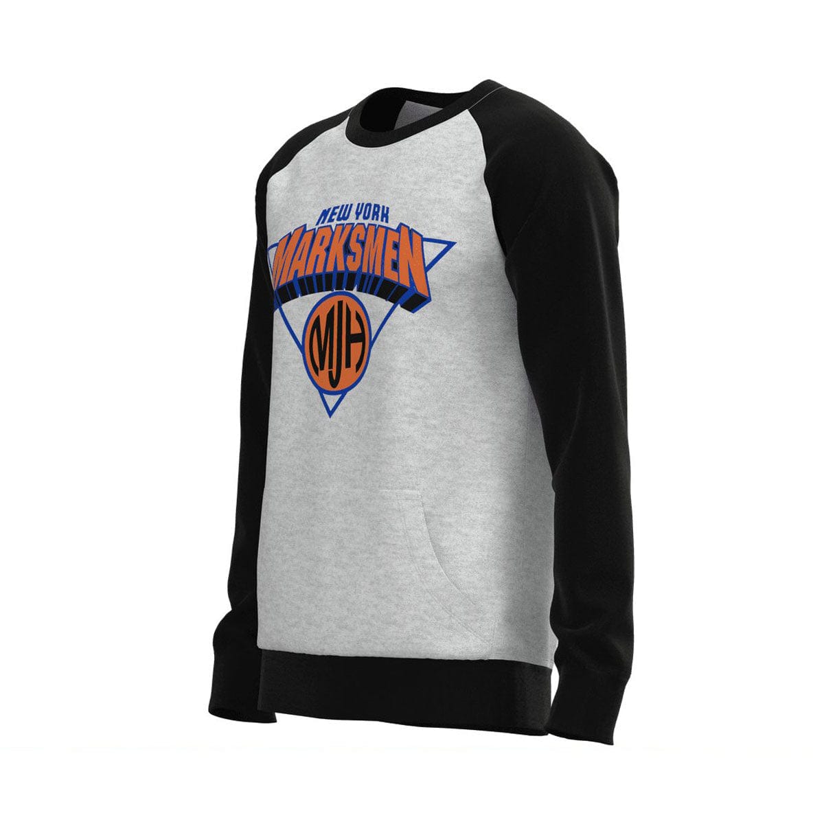 Men's New York Knicks Inspired Raglan Sweatshirt - J.HINTON