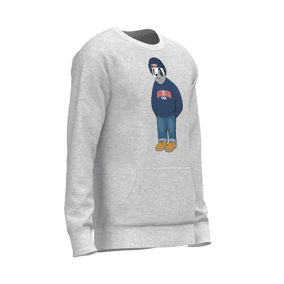 Men's USA Panda Sweatshirt - J.HINTON