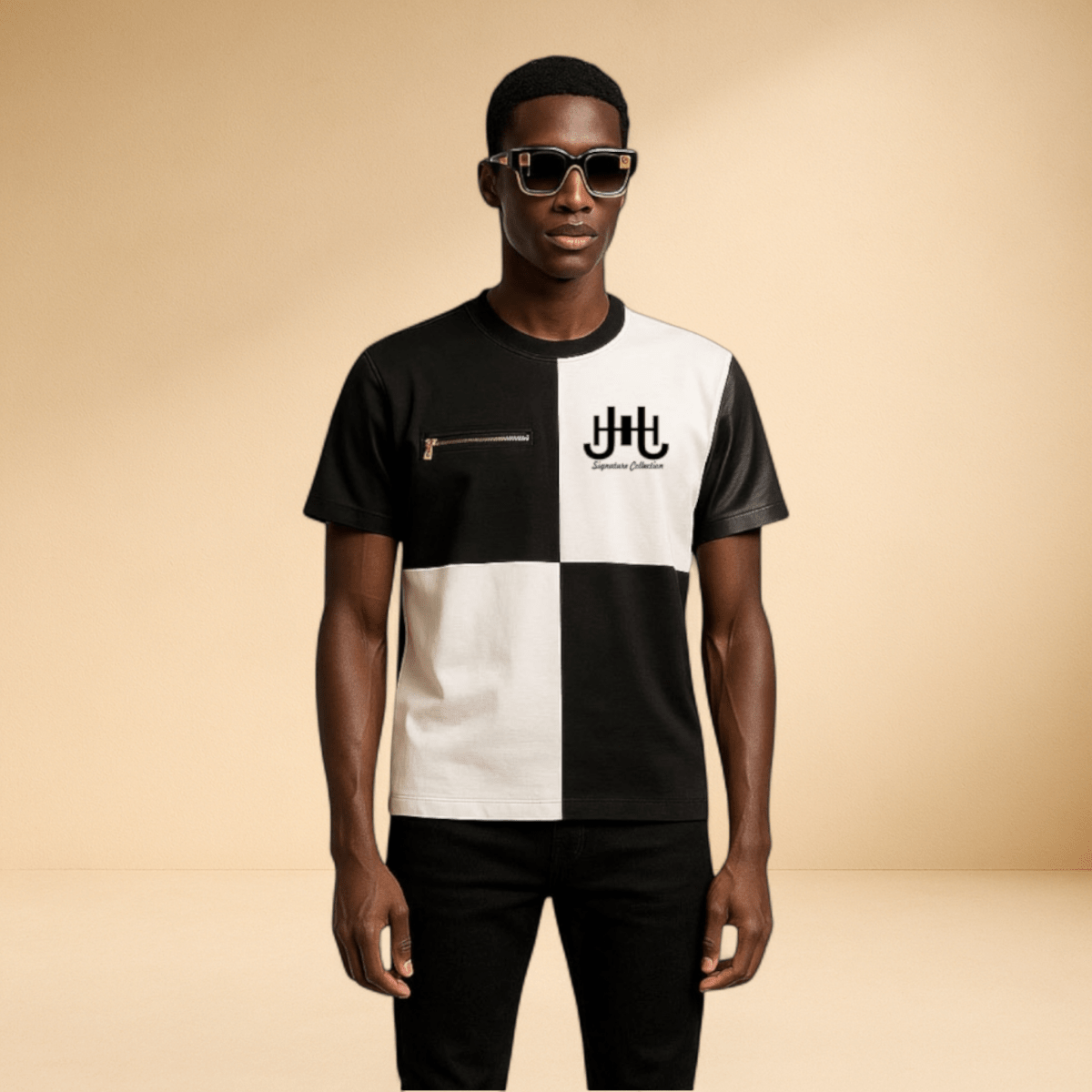 Signature Color - Block Tee - J.HINTON