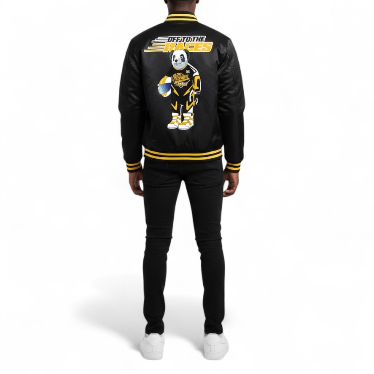 SILK SATIN BOMBER JACKETS - J.HINTON