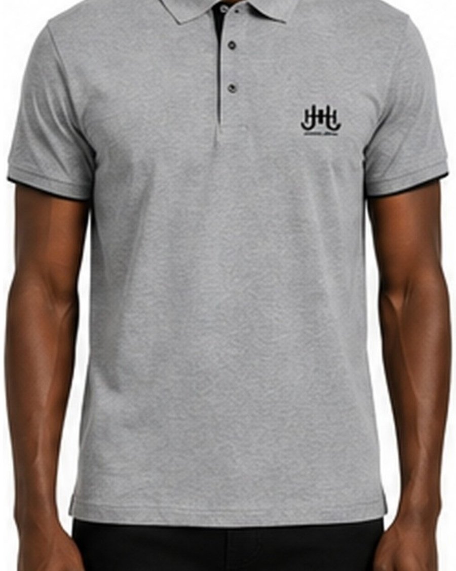The Baymont Polo — Heather Grey
