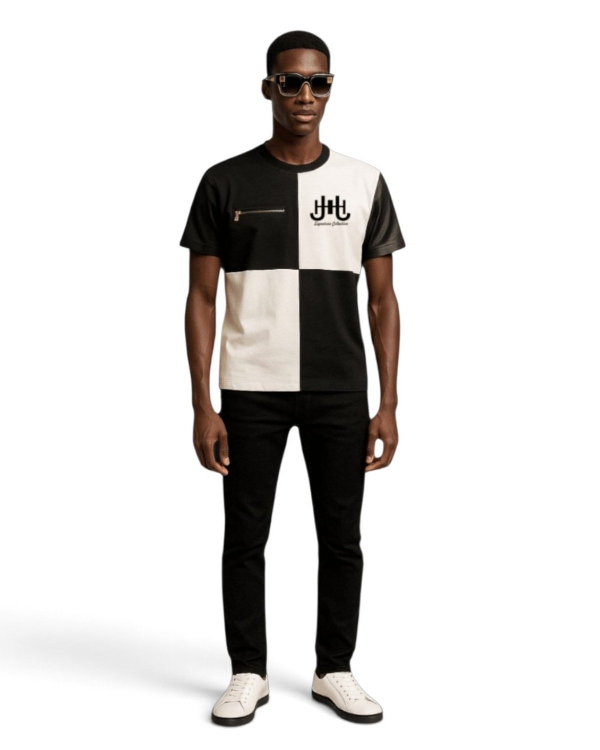 The Alban Tee full front view