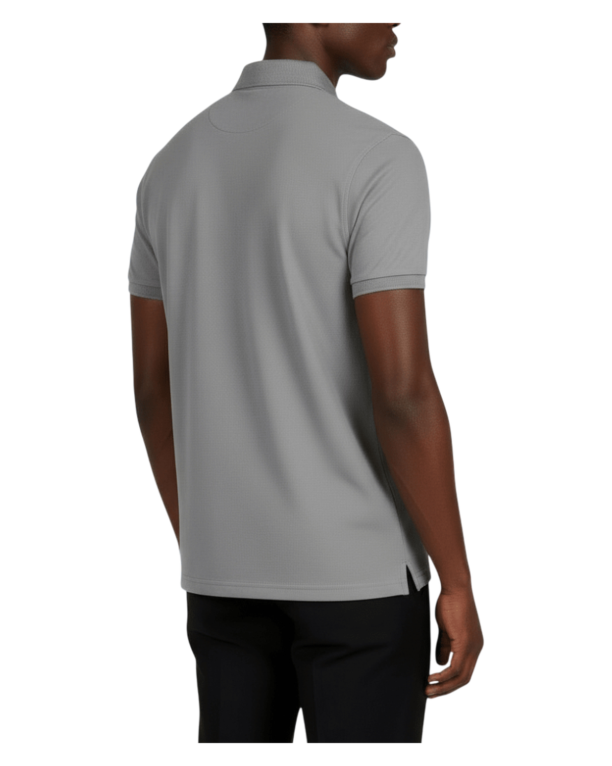 The Baymont Polo — Heather Grey view 2