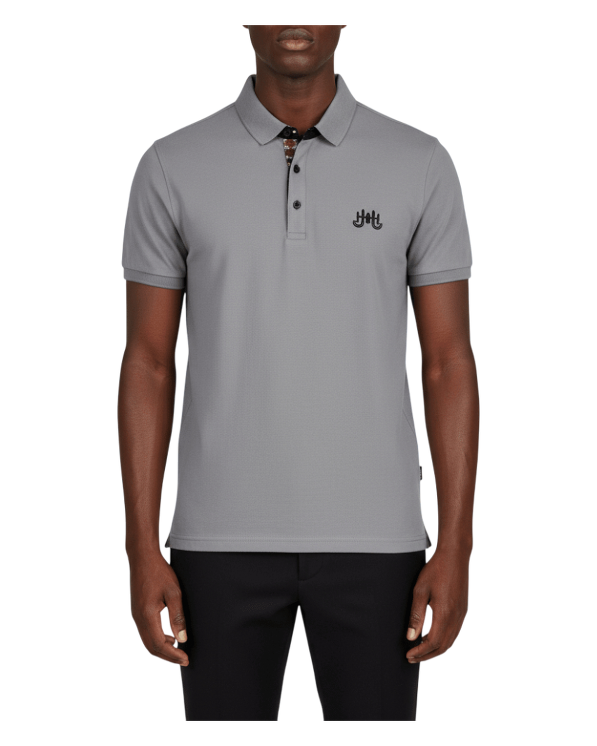 The Baymont Polo — Heather Grey view 5